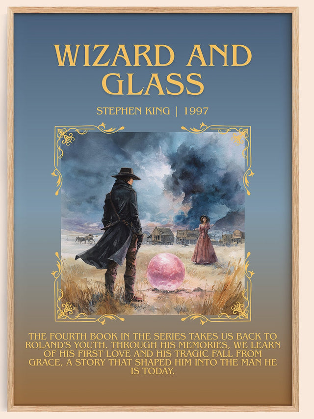 Wizard and Glass Minimalist Book Poster by Stephen King