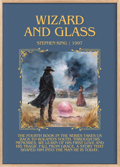 Wizard and Glass Minimalist Book Poster by Stephen King