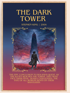 The Dark Tower Minimalist Book Poster by Stephen King