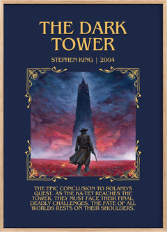 The Dark Tower Minimalist Book Poster by Stephen King