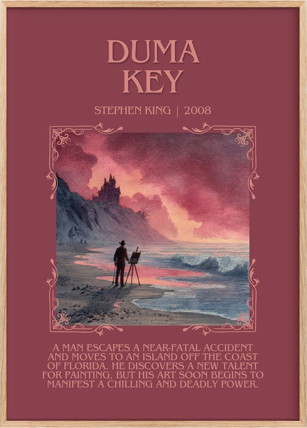 Duma Key Minimalist Book Poster by Stephen King