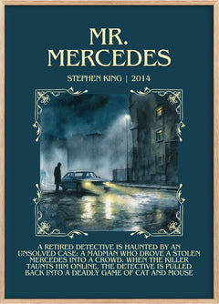 Mr. Mercedes Minimalist Book Poster by Stephen King