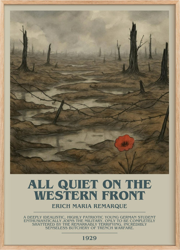 All Quiet On The Western Front Bookish Wall Art by E. Remarque