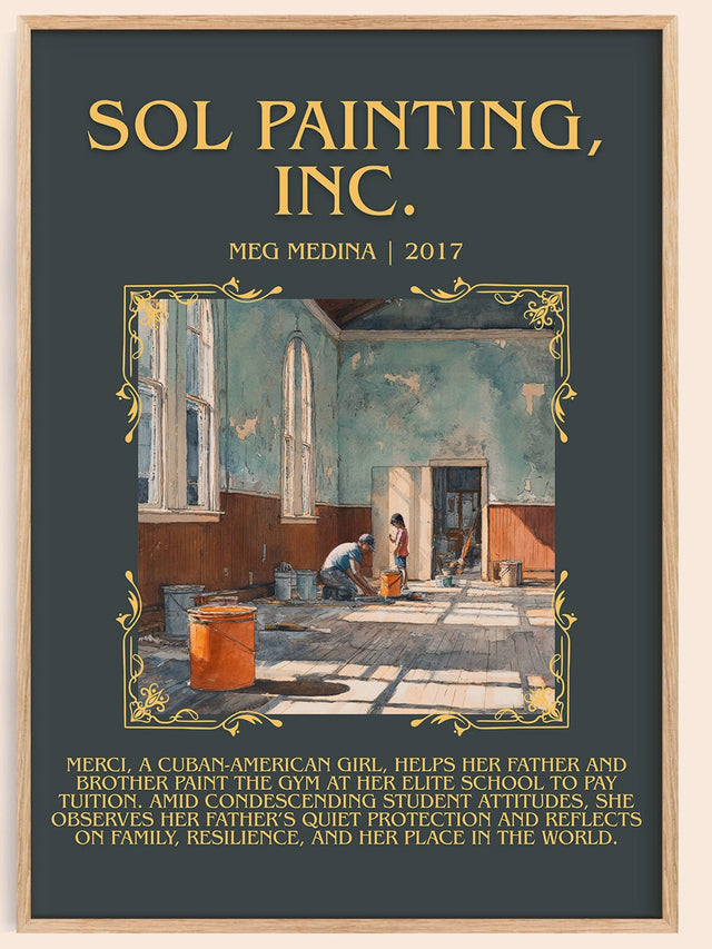 Sol Painting, Inc Minimalist Book Poster by Meg Madina