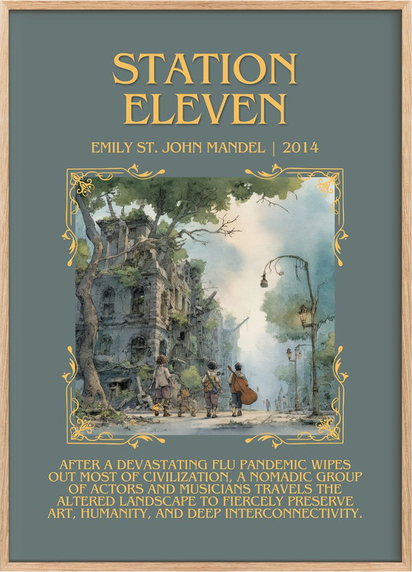 Station Eleven Minimalist Book Poster by Emily St John Mandel