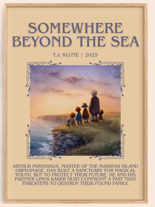 Somewhere Beyond the Sea Minimalist Book Poster by TJ Klune