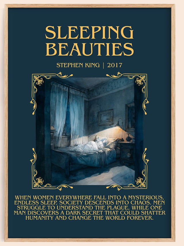 Sleeping Beauties Minimalist Book Poster by Stephen King