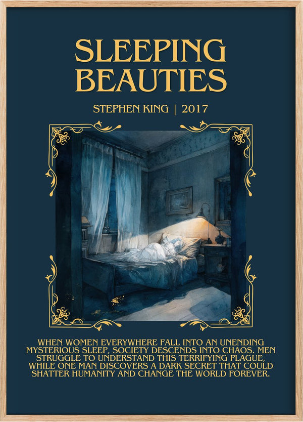Sleeping Beauties Minimalist Book Poster by Stephen King