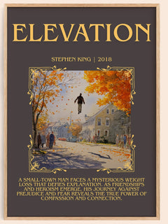Elevation Minimalist Book Poster by Stephen King