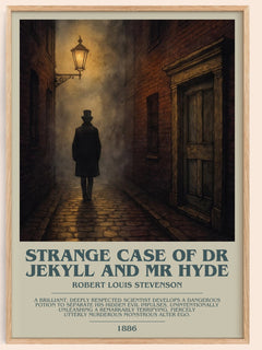 Strange Case Of Dr Jekyll And Mr Hyde Bookish Wall Art by R. Stevenson