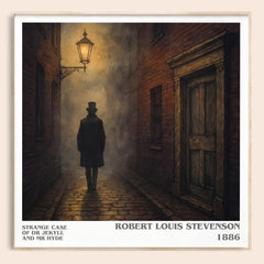 Strange Case Of Dr Jekyll And Mr Hyde Literary Art Print – R.