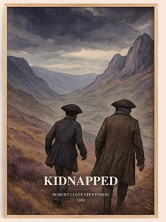 Kidnapped Book Watercolour Illustration by Robert Louis Stevenson