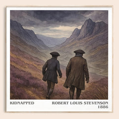 Kidnapped Literary Art Print by Robert Louis Stevenson