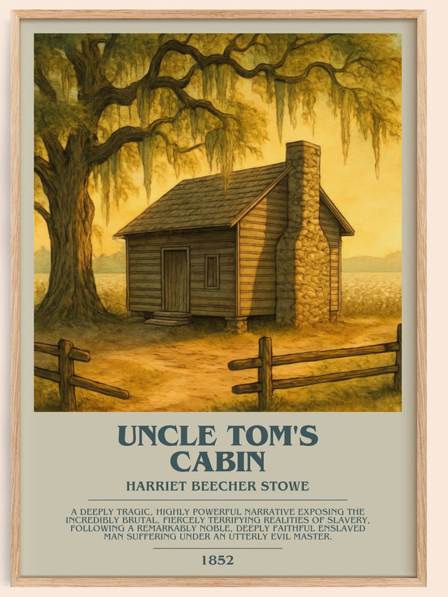 Uncle Tom's Cabin Bookish Wall Art by Harriet Beecher Stowe
