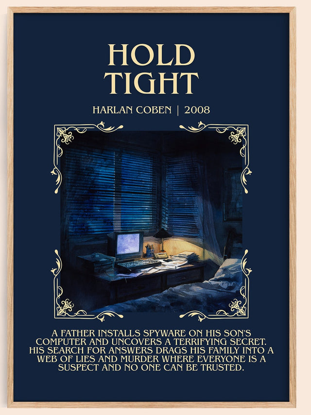Hold Tight Minimalist Book Poster by Harlan Coben