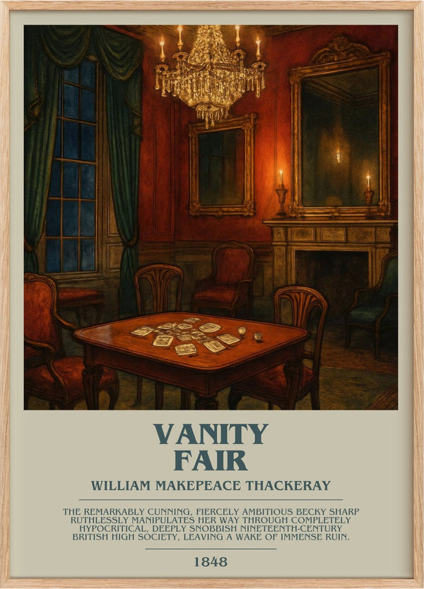 Vanity Fair Bookish Wall Art by William Makepeace Thackeray