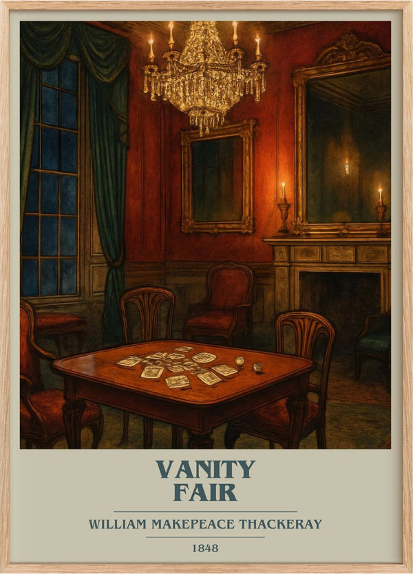 Vanity Fair Book Cover Poster by William Makepeace Thackeray