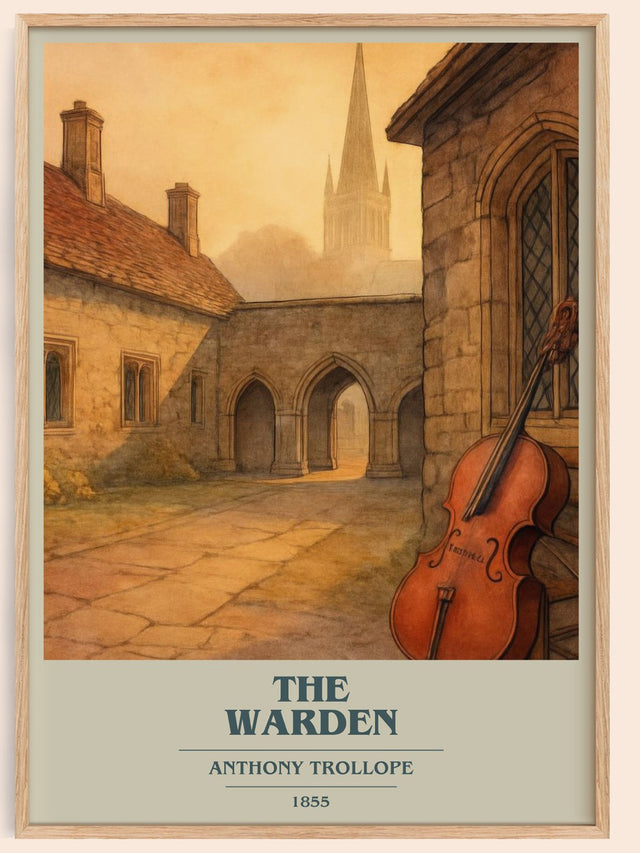The Warden Book Cover Poster by Anthony Trollope