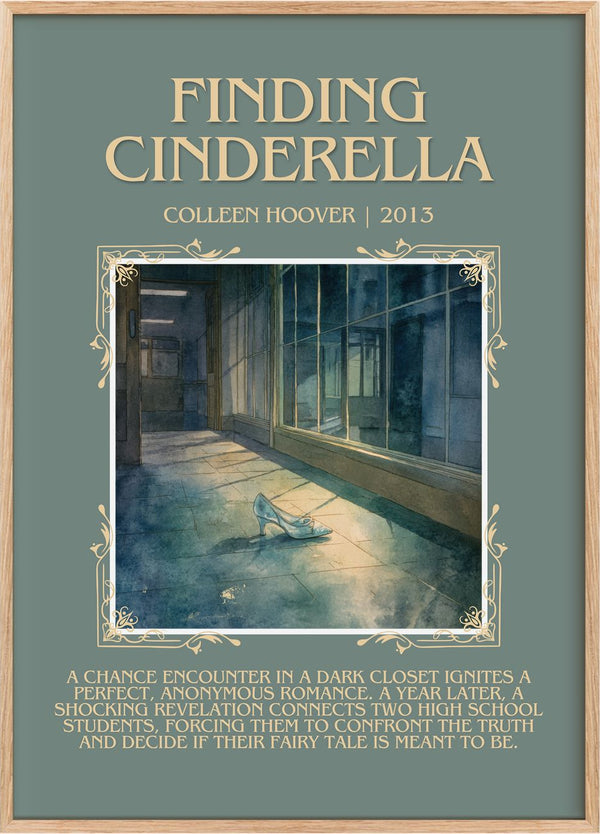 Finding Cinderella Minimalist Book Poster by Colleen Hoover