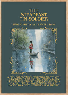 Steadfast Tin Soldier Minimalist Book Poster by H. Andersen
