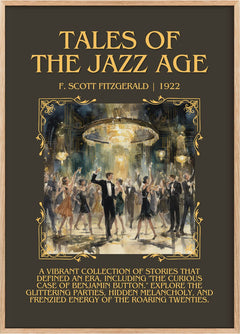 Tales Of The Jazz Age Minimalist Book Poster by F. Scott Fitzgerald
