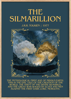 The Silmarillion Minimalist Book Poster by J.R.R. Tolkien
