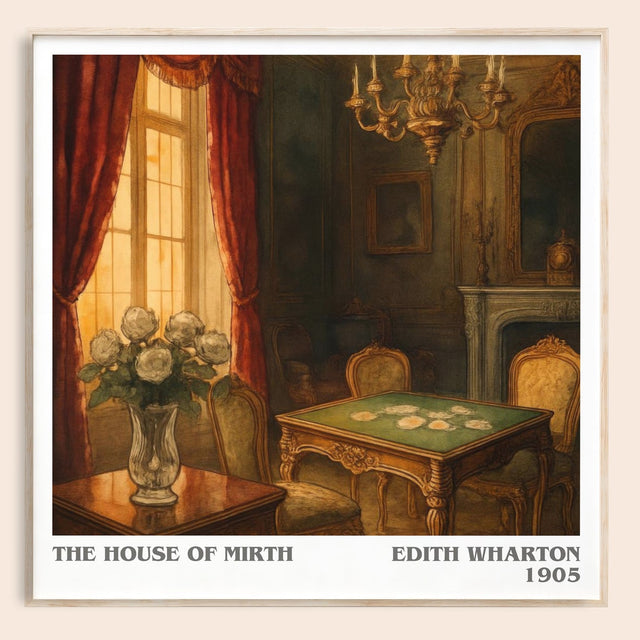 The House Of Mirth Literary Art Print by Edith Wharton