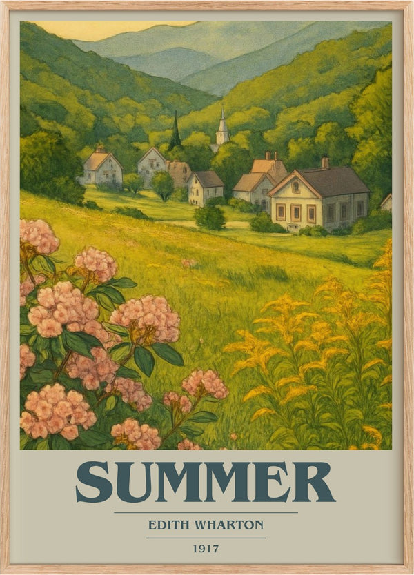 Summer Book Cover Poster by Edith Wharton