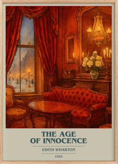 The Age Of Innocence Book Cover Poster by Edith Wharton