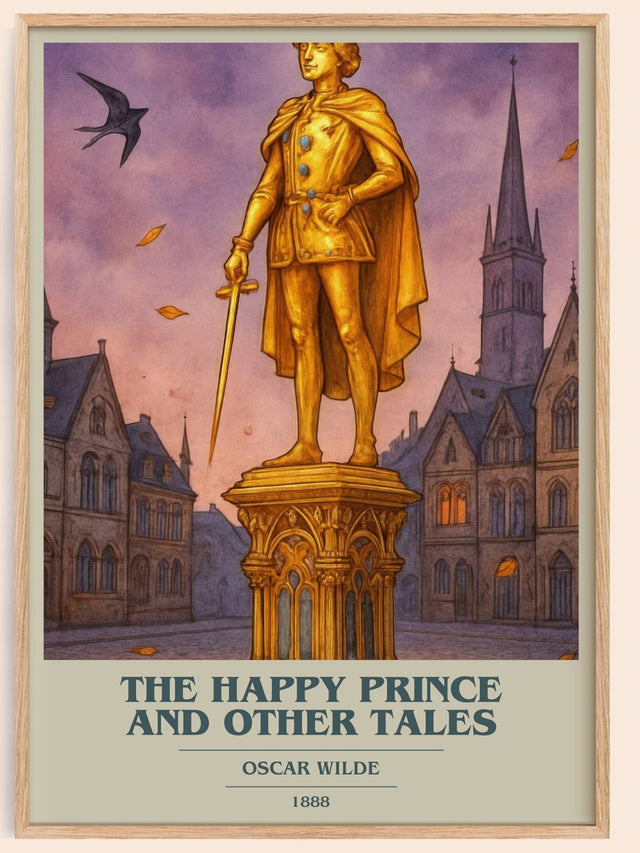 The Happy Prince And Other Tales Book Cover Poster by Oscar Wilde