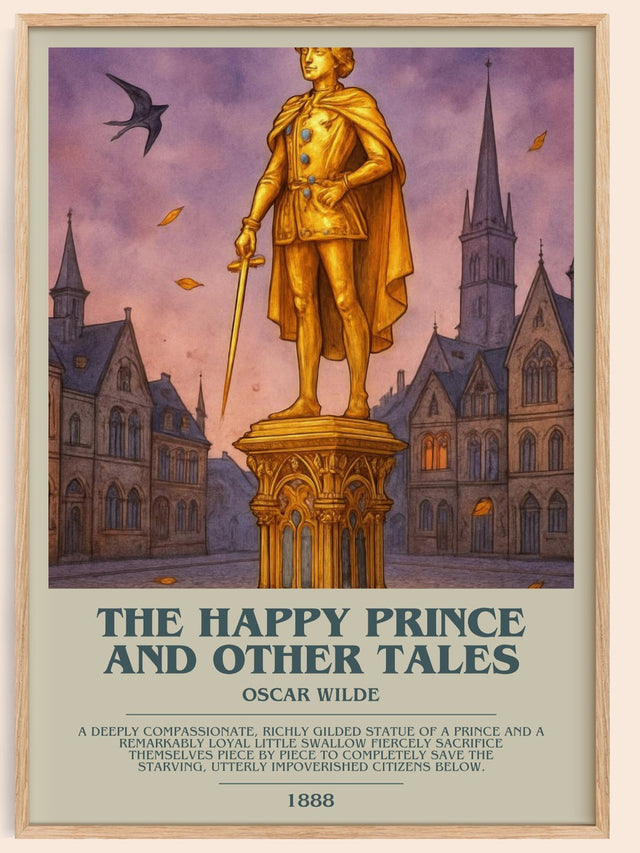 The Happy Prince And Other Tales Bookish Wall Art by Oscar Wilde