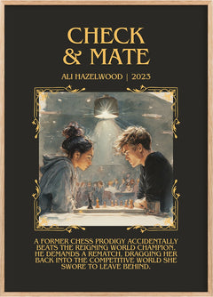 Check & Mate Minimalist Book Poster by Ali Hazelwood