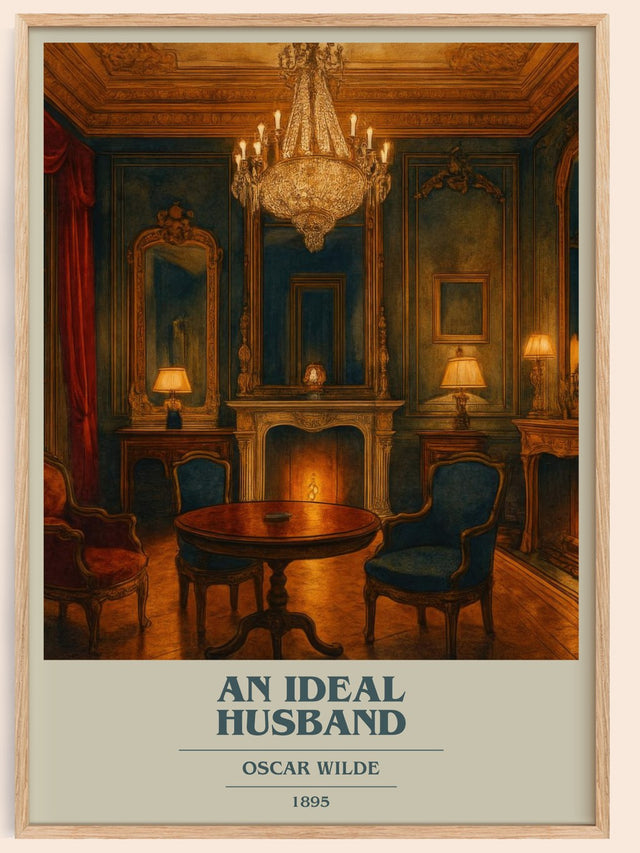 An Ideal Husband Book Cover Poster by Oscar Wilde