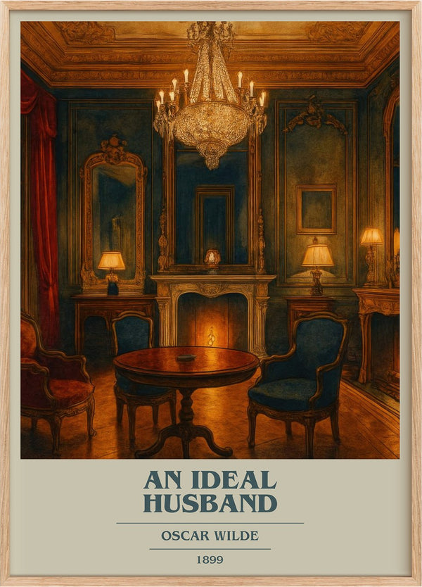 An Ideal Husband Book Cover Poster by Oscar Wilde