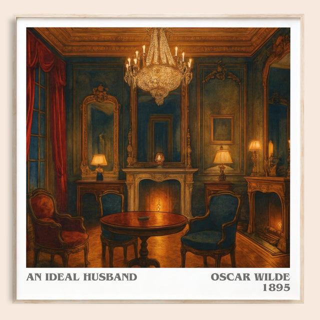 An Ideal Husband Literary Art Print by Oscar Wilde
