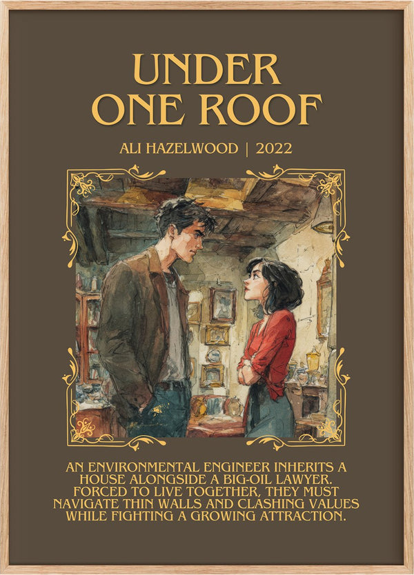 Under One Roof Minimalist Book Poster by Ali Hazelwood