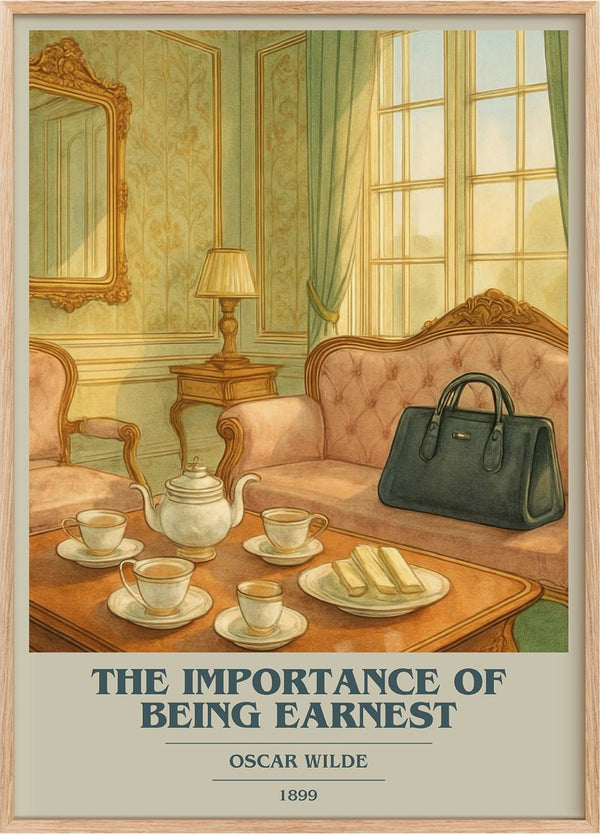 The Importance Of Being Earnest Book Cover Poster by Oscar Wilde