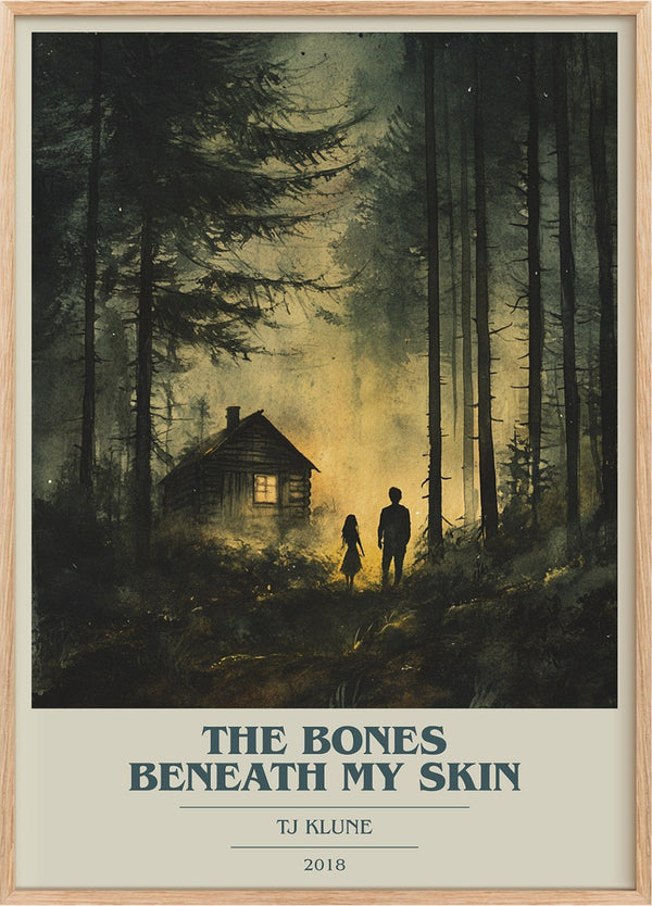The Bones Beneath My Skin Book Cover Poster by Tj Klune