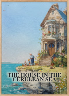House In The Cerulean Sea Book Watercolour Illustration by Tj Klune