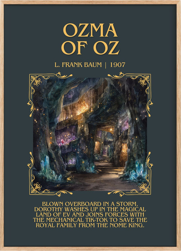 Ozma Of Oz Minimalist Book Poster by L. Frank Baum