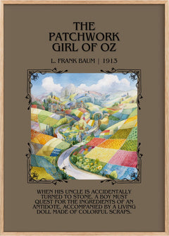 The Patchwork Girl Of Oz Minimalist Book Poster by L. Frank Baum