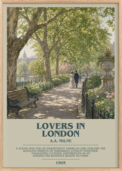 Lovers In London Bookish Wall Art by A.A. Milne