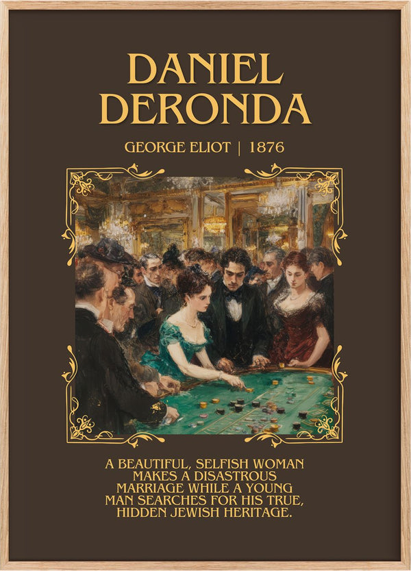 Daniel Deronda Minimalist Book Poster by George Eliot