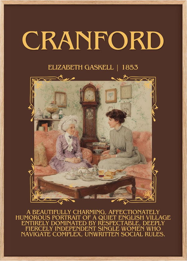 Cranford Minimalist Book Poster by Elizabeth Gaskell