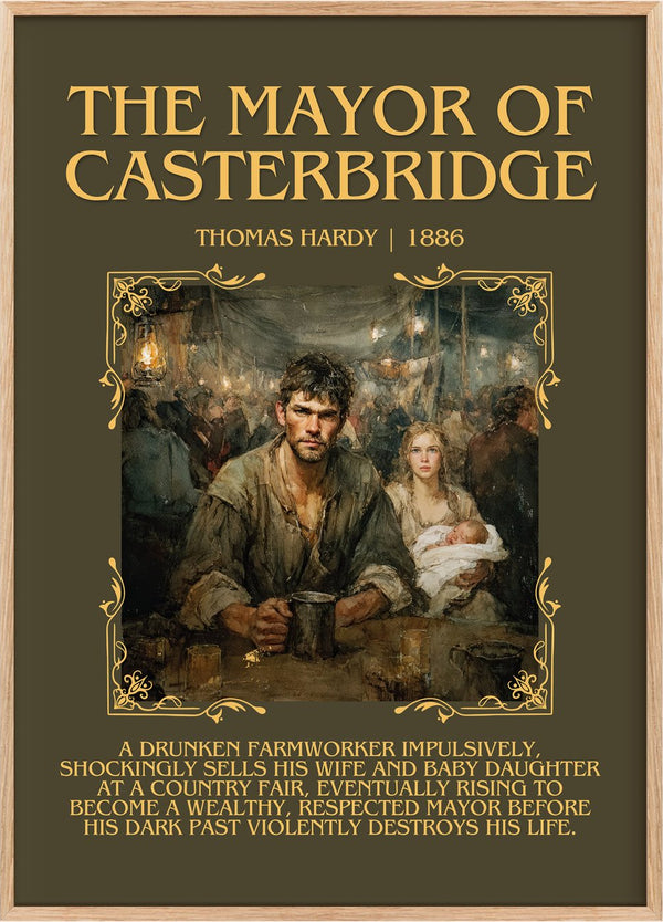 The Mayor Of Casterbridge Minimalist Book Poster by Thomas Hardy
