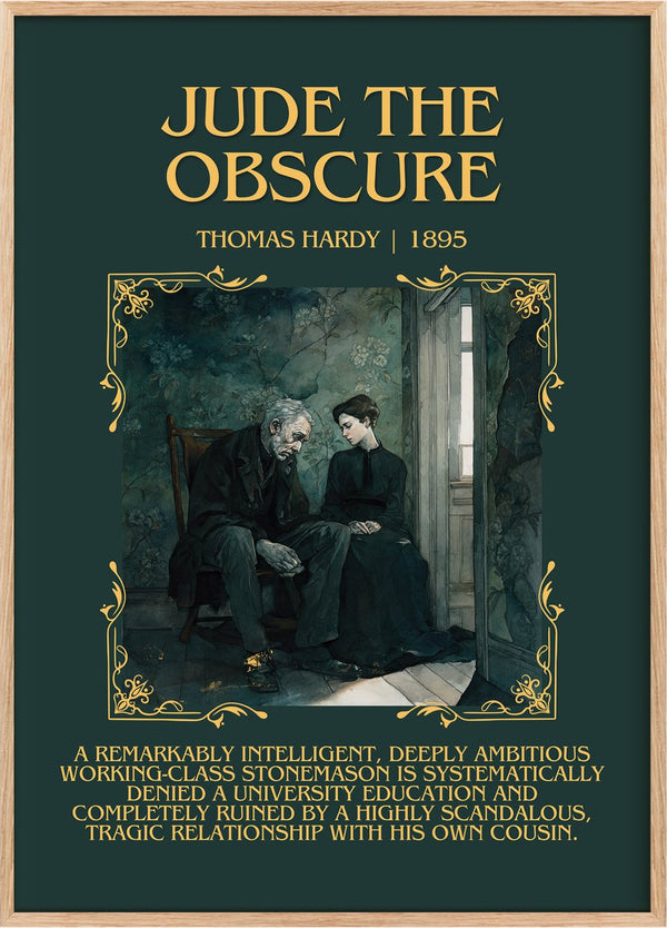 Jude The Obscure Minimalist Book Poster by Thomas Hardy