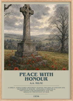 Peace With Honour Bookish Wall Art by A.A. Milne