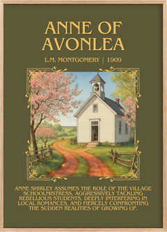 Anne Of Avonlea Minimalist Book Poster by L.M. Montgomery