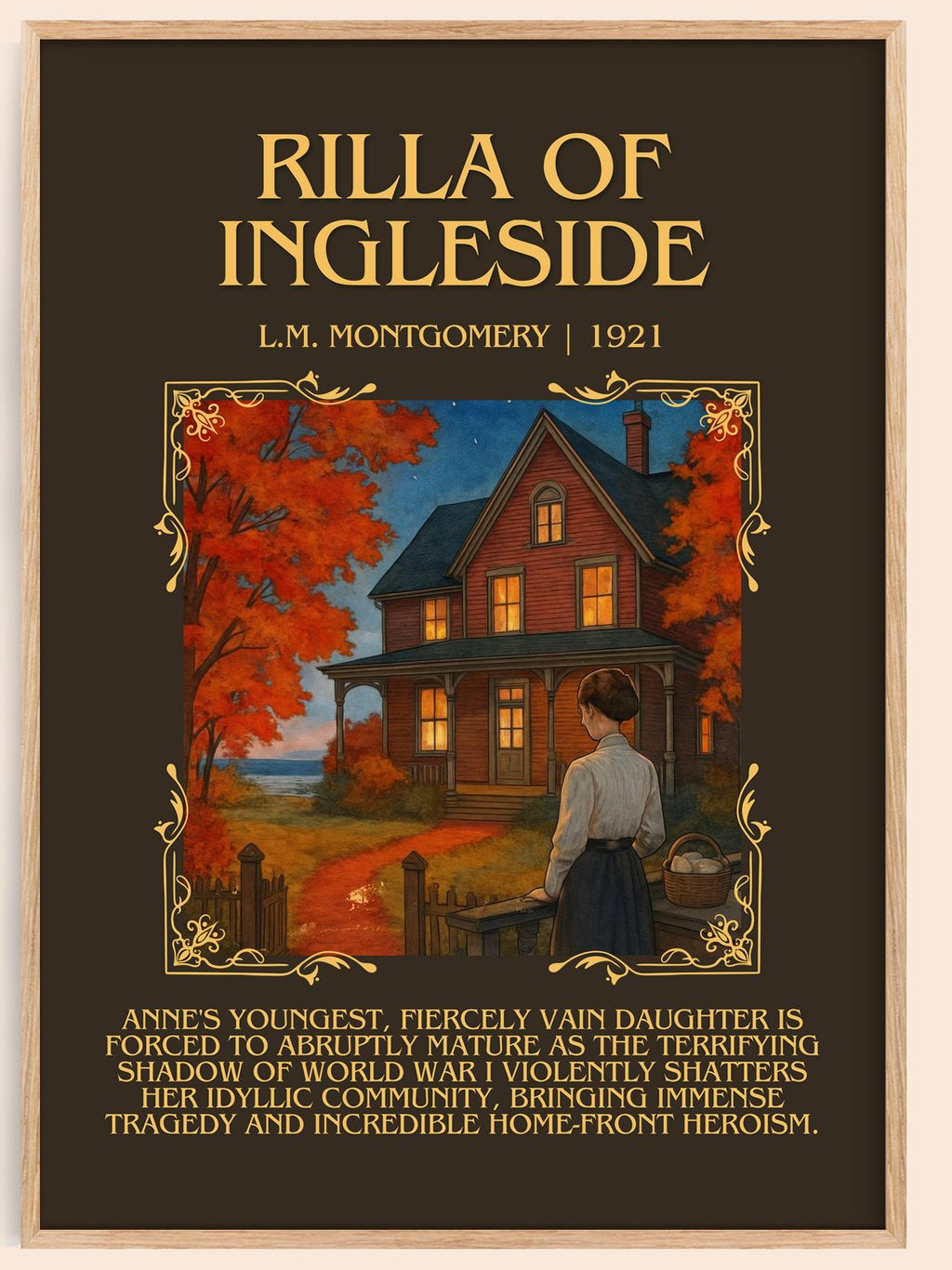 Rilla Of Ingleside Minimalist Book Poster by L.M. Montgomery – book poster