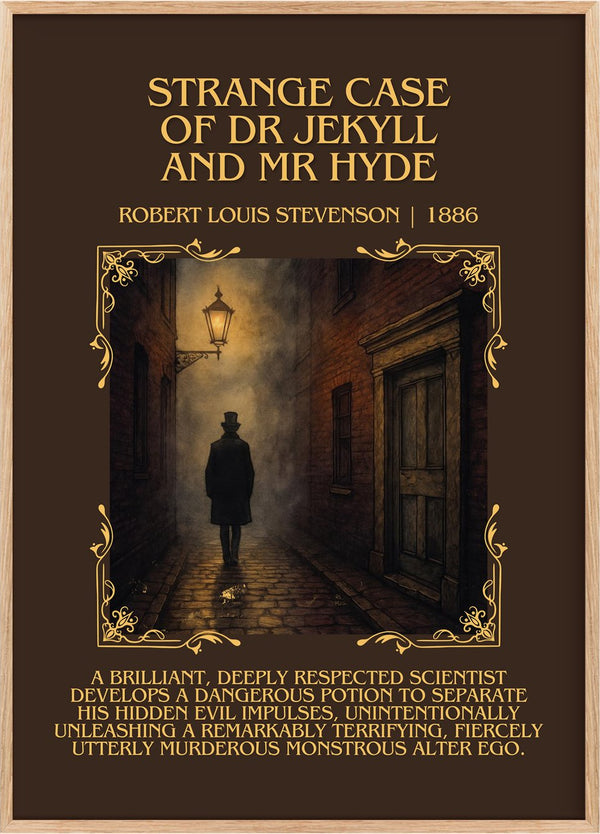Strange Case Of Dr Jekyll And Mr Hyde Minimalist Book Poster by Robert Louis Stevenson